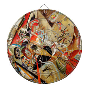Kandinsky Composition Abstract Dartboard