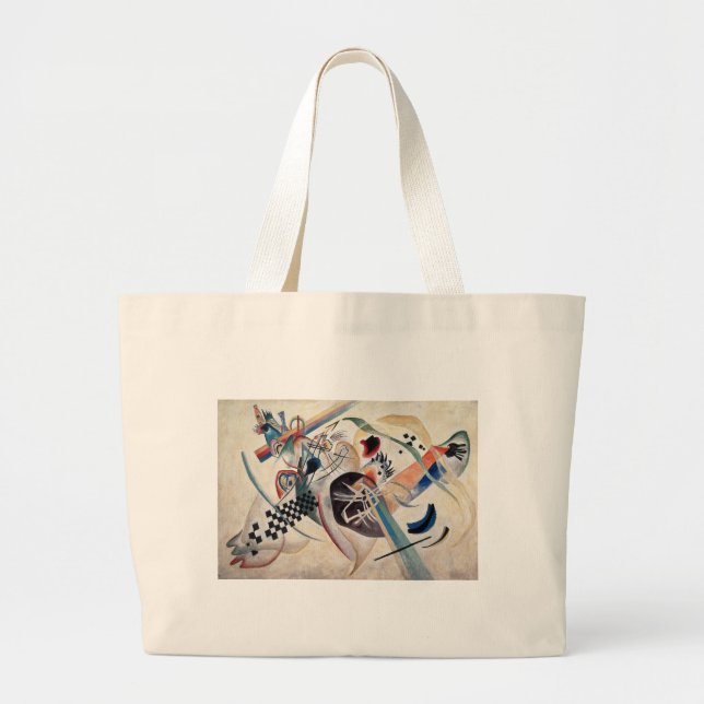 Kandinsky Composition Abstract Large Tote Bag (Front)