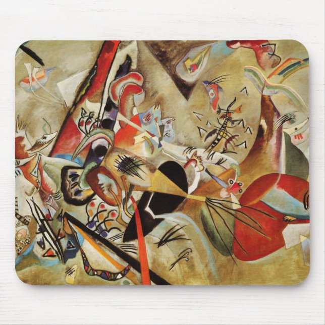 Kandinsky Composition Abstract Mouse Mat (Front)