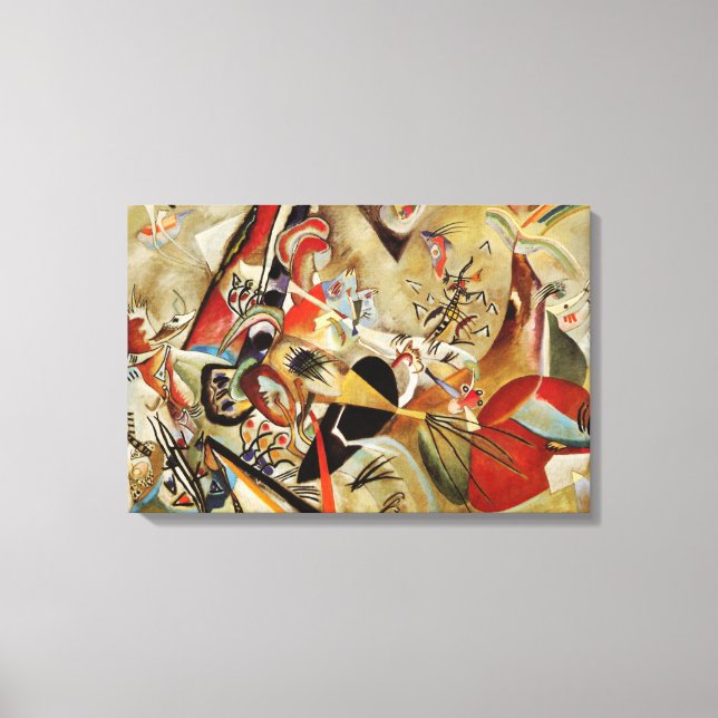 Kandinsky Composition Abstract Painting Canvas Print (Front)