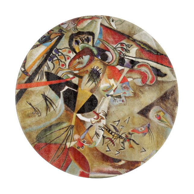 Kandinsky Composition Abstract Painting Cutting Board (Front)