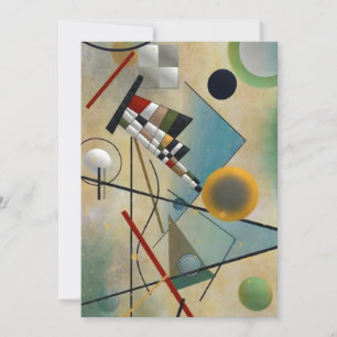 Kandinsky Composition Abstract Painting Holiday Card
