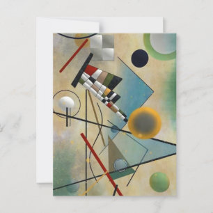Kandinsky Composition Abstract Painting Postcard