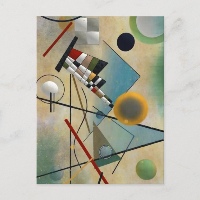 Kandinsky Composition Abstract Painting Postcard (Front)