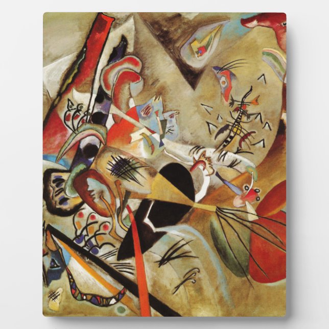 Kandinsky Composition Abstract Plaque (Front)