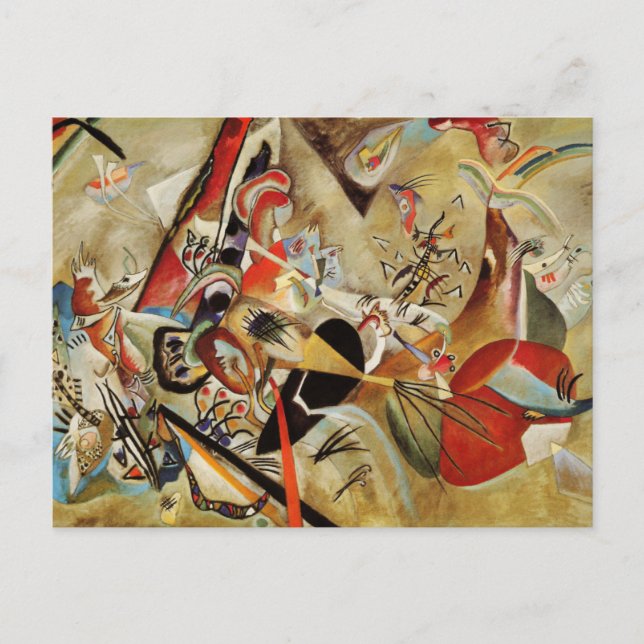 Kandinsky Composition Abstract Postcard (Front)