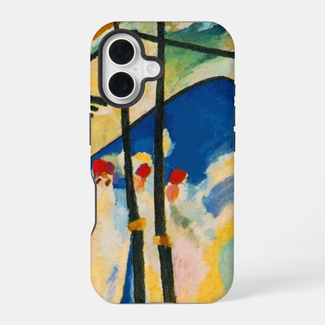 Kandinsky Composition IV iPhone 16 Case (Back)