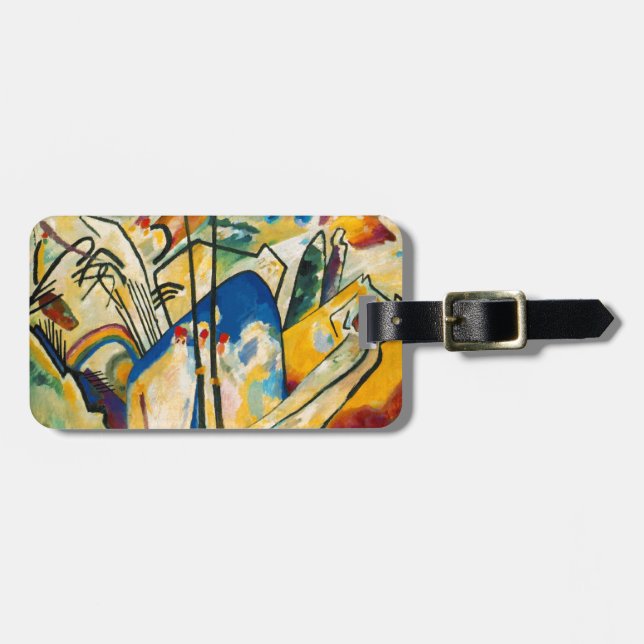 Kandinsky Composition IV Luggage Tag (Front Horizontal)