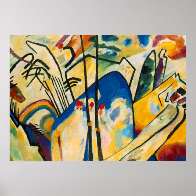 Kandinsky Composition IV Painting Art Poster (Front)