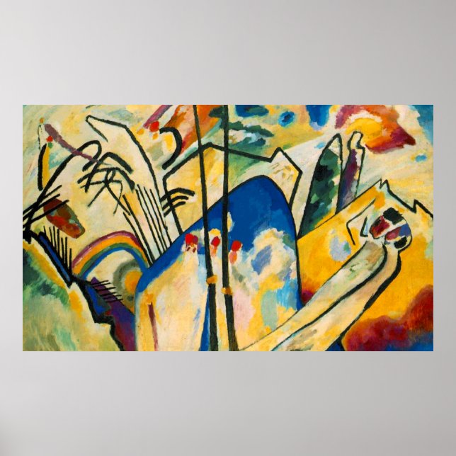 Kandinsky Composition IV Painting Art Poster (Front)