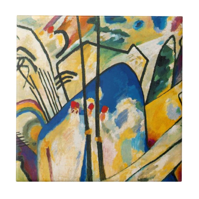 Kandinsky Composition IV Tile (Front)