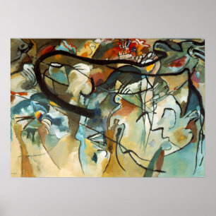 Kandinsky Composition V Abstract Canvas Painting Poster