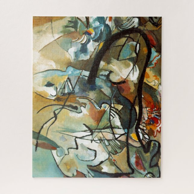 Kandinsky Composition V Abstract Painting Art Jigsaw Puzzle (Vertical)