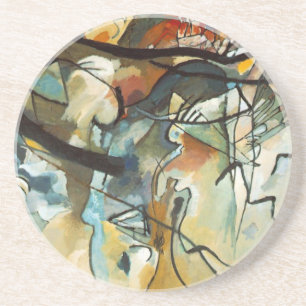 Kandinsky Composition V Abstract Painting Coaster