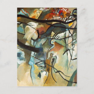 Kandinsky Composition V Abstract Painting Postcard
