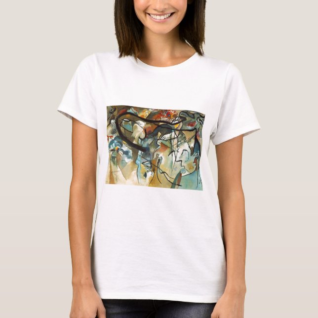 Kandinsky Composition V Abstract Painting T-Shirt (Front)