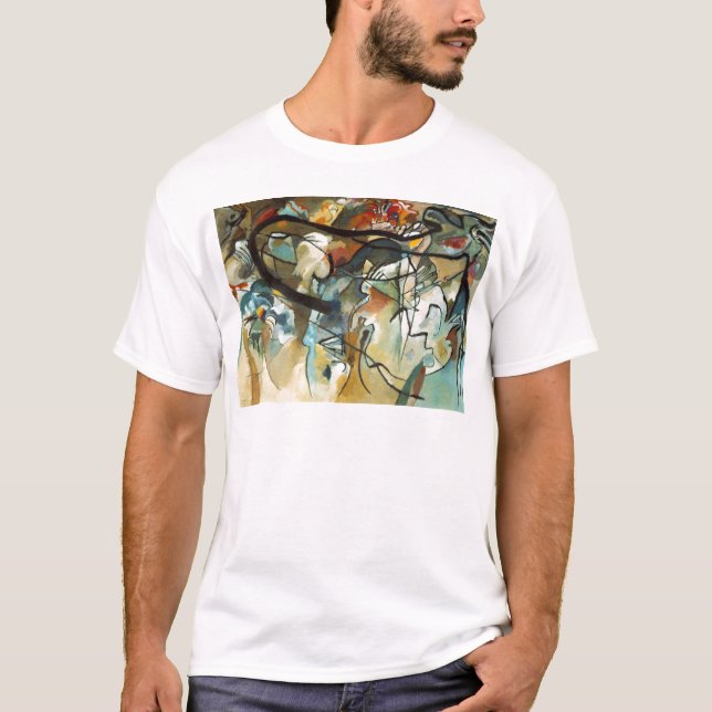 Kandinsky Composition V Abstract Painting T-Shirt (Front)