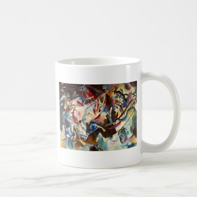 Kandinsky Composition VI Abstract Painting Coffee Mug (Right)