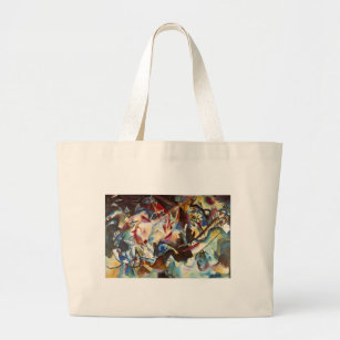 Kandinsky Composition VI Abstract Painting Large Tote Bag
