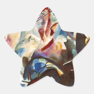 Kandinsky Composition VI Abstract Painting Star Sticker