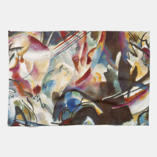 Kandinsky Composition VI Abstract Painting Tea Towel