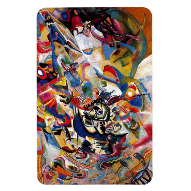 Kandinsky Composition VII Abstract Painting Magnet (Vertical)