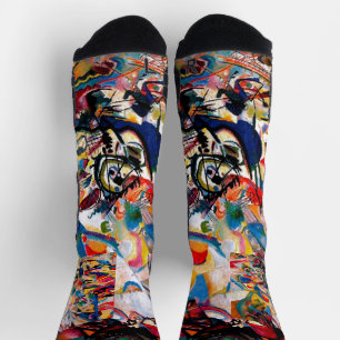 Kandinsky Composition VII Abstract Painting Socks
