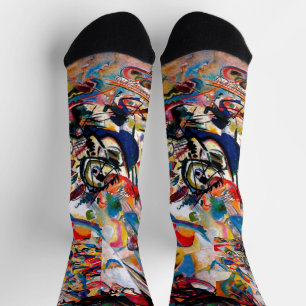 Kandinsky Composition VII Abstract Painting Socks
