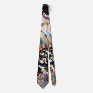 Kandinsky Composition VII Abstract Painting Tie