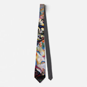 Kandinsky Composition VII Abstract Painting Tie
