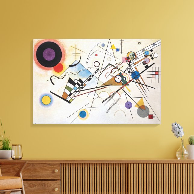 Kandinsky Composition VIII Abstract Art Canvas Print (Insitu(LivingRoom))