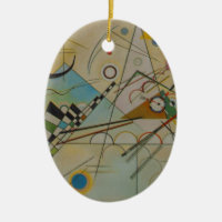 Kandinsky Composition VIII Ceramic Ornament