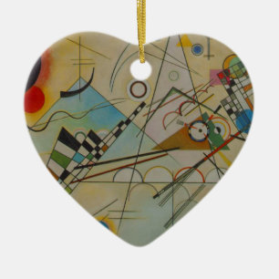 Kandinsky Composition VIII Ceramic Tree Decoration