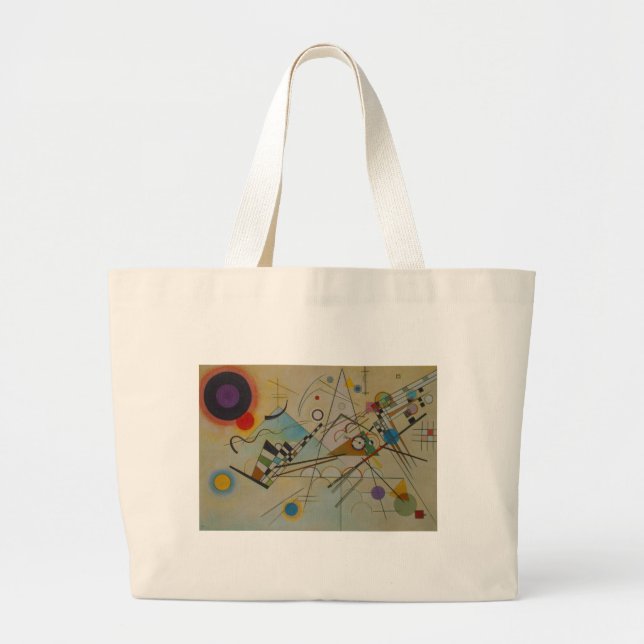 Kandinsky Composition VIII Large Tote Bag (Front)