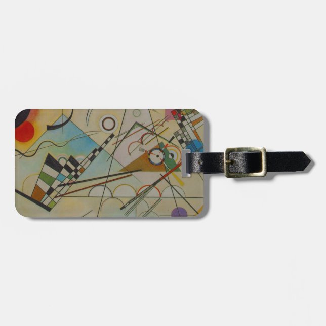 Kandinsky Composition VIII Luggage Tag (Front Horizontal)