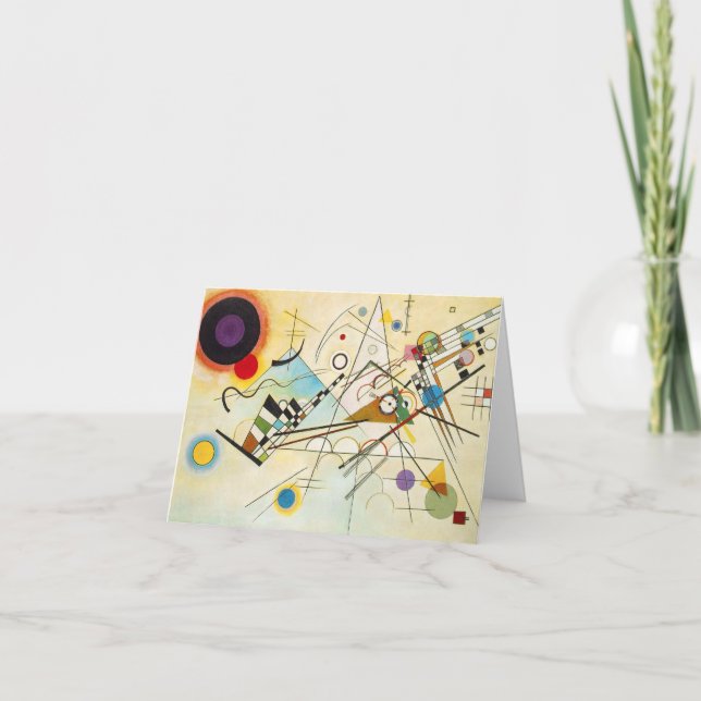 Kandinsky Composition VIII Note Card (Front)