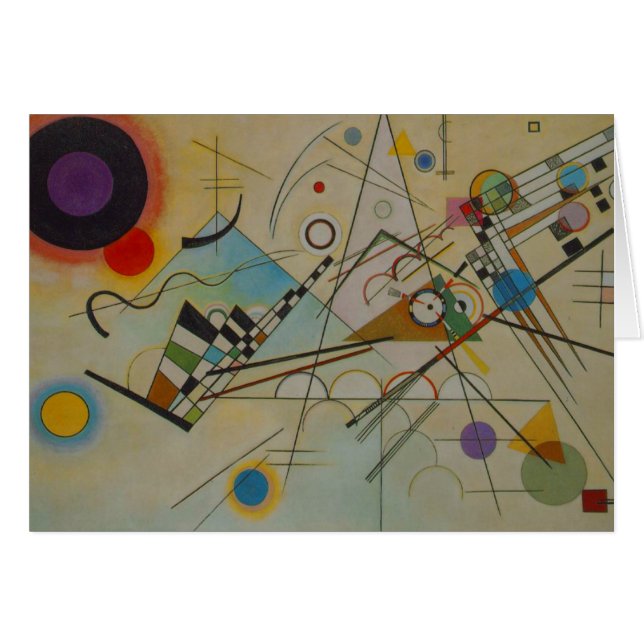 Kandinsky Composition VIII Oil Painting Card (Front Horizontal)