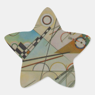Kandinsky Composition VIII Star Sticker