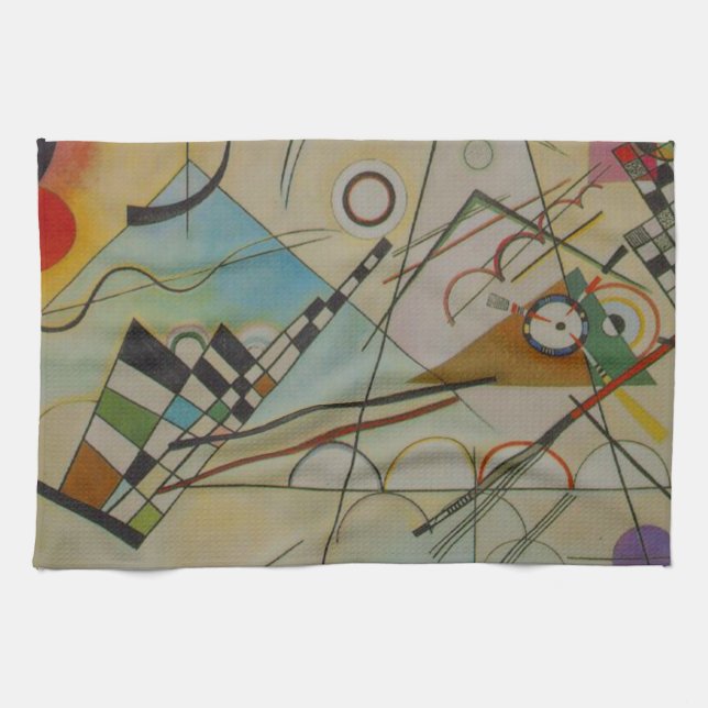 Kandinsky Composition VIII Tea Towel (Horizontal)