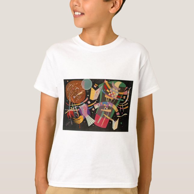 Kandinsky Composition X Abstract Artwork T-Shirt (Front)