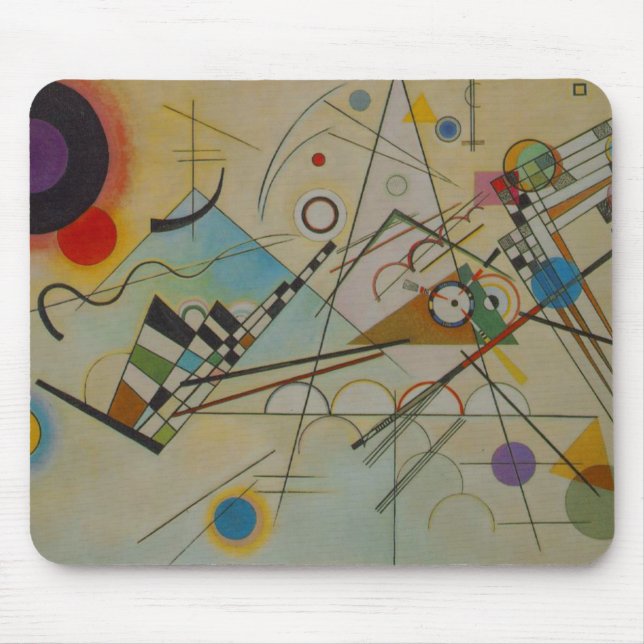 Kandinsky Compositon 8 Mousepad (Front)