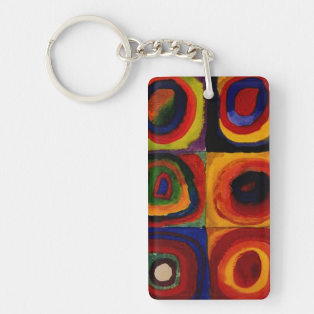 Kandinsky - Concentric Circles Key Ring (Front)