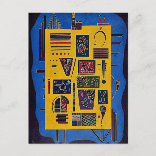 Kandinsky - Conglomerat Postcard (Front)
