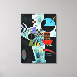 Kandinsky - Cross, abstract art Canvas Print