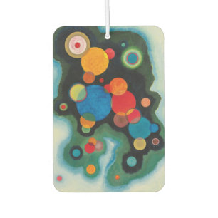 Kandinsky Deepened Impulse Abstract Oil on Canvas Car Air Freshener