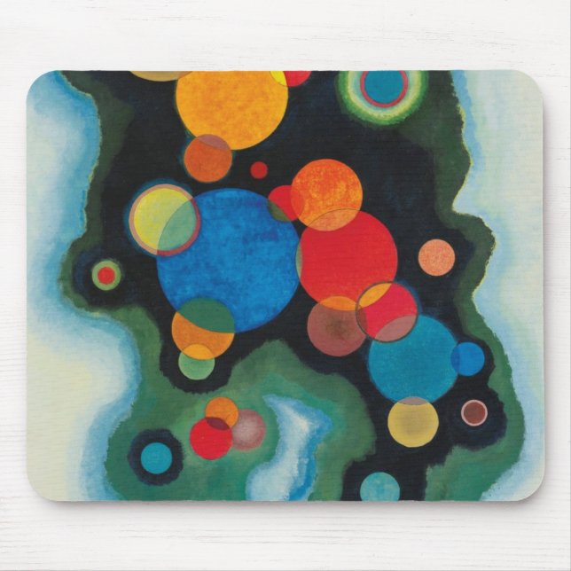 Kandinsky Deepened Impulse Abstract Oil on Canvas Mouse Mat (Front)