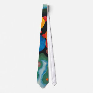Kandinsky Deepened Impulse Abstract Oil on Canvas Tie