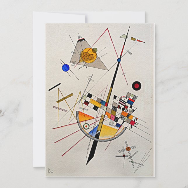 Kandinsky - Delicate tension Card (Front)