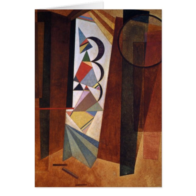Kandinsky Development in Brown Abstract Painting (Front)