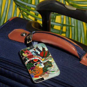 Kandinsky - Dominant Curve Luggage Tag
